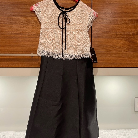 ABS by Allen Schwartz Lace Taffeta dress - Picture 3 of 10